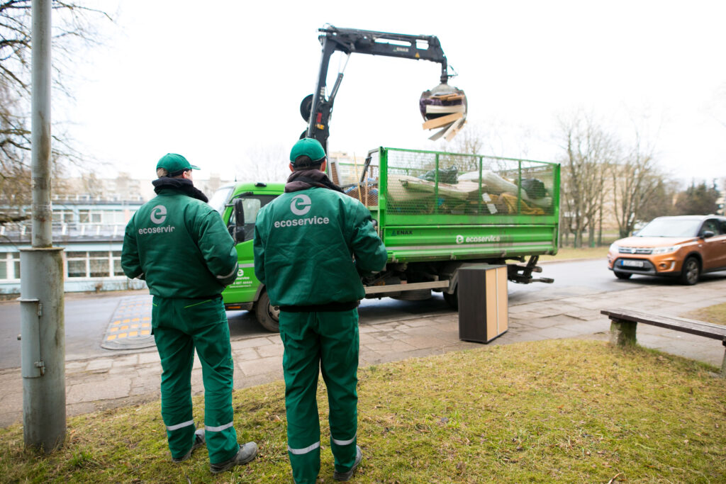 Prasideda didžiųjų atliekų surinkimas Klaipėdos kiemuose